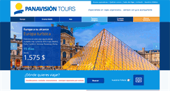 Desktop Screenshot of panavision-tours.com