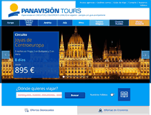 Tablet Screenshot of panavision-tours.es